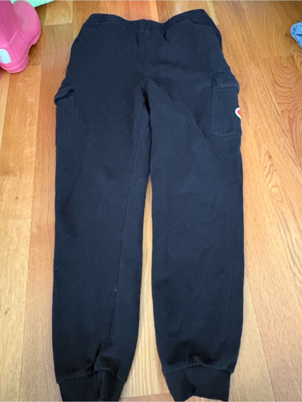 Champion Black Kids Sweatpants with Side Pocket